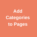 Add Category to Pages