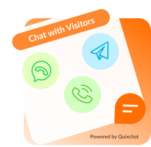 Floating Chat Button : Contact Chat Icons, Telegram Chat, Line Messenger, WeChat, Email, SMS, Call Button – QuixChat