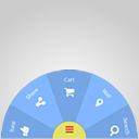 Fixed Circular Navigation Menu