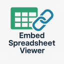 Embed Spreadsheet Viewer