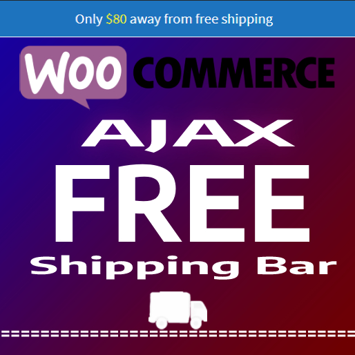 Ajax Free Shipping Bar for WooCommerce