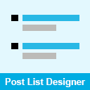 Post List Designer by Category – List Category Post Or Recent Post