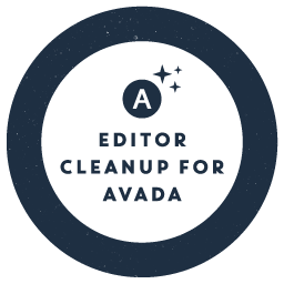 Editor Cleanup For Avada: FDP add-on to cleanup the Avada frontend editor