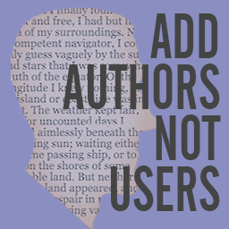 Add authors not users