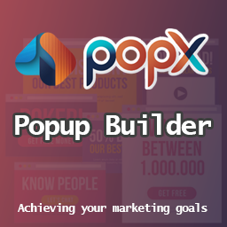 PopX – Popup Builder for Boost Sales, Conversions, Optins, Email Newsletters and Lead Generation