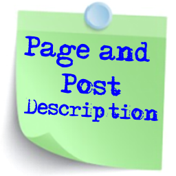 Page and Post Description