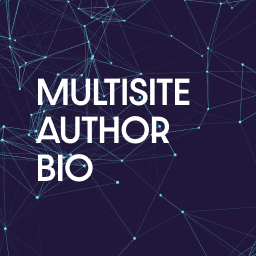 Multisite Author Bio