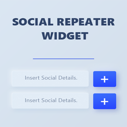 Social Repeater Widget