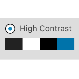 High Contrast Admin