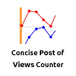 Concise Counter of Post Views