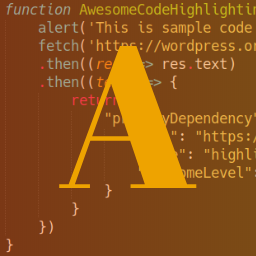 Awesome Code Highlighting