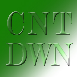 Simple Text Only Countdown