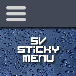 SV Sticky Menu