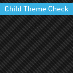 Child Theme Check