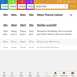 Meta Theme Color Colour