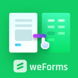 weForms – WordPress 拖拽式表单创建工具。