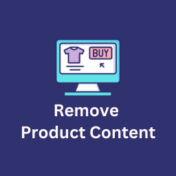 Remove Product Content for WooCommerce