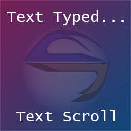 Slider Text Scroll