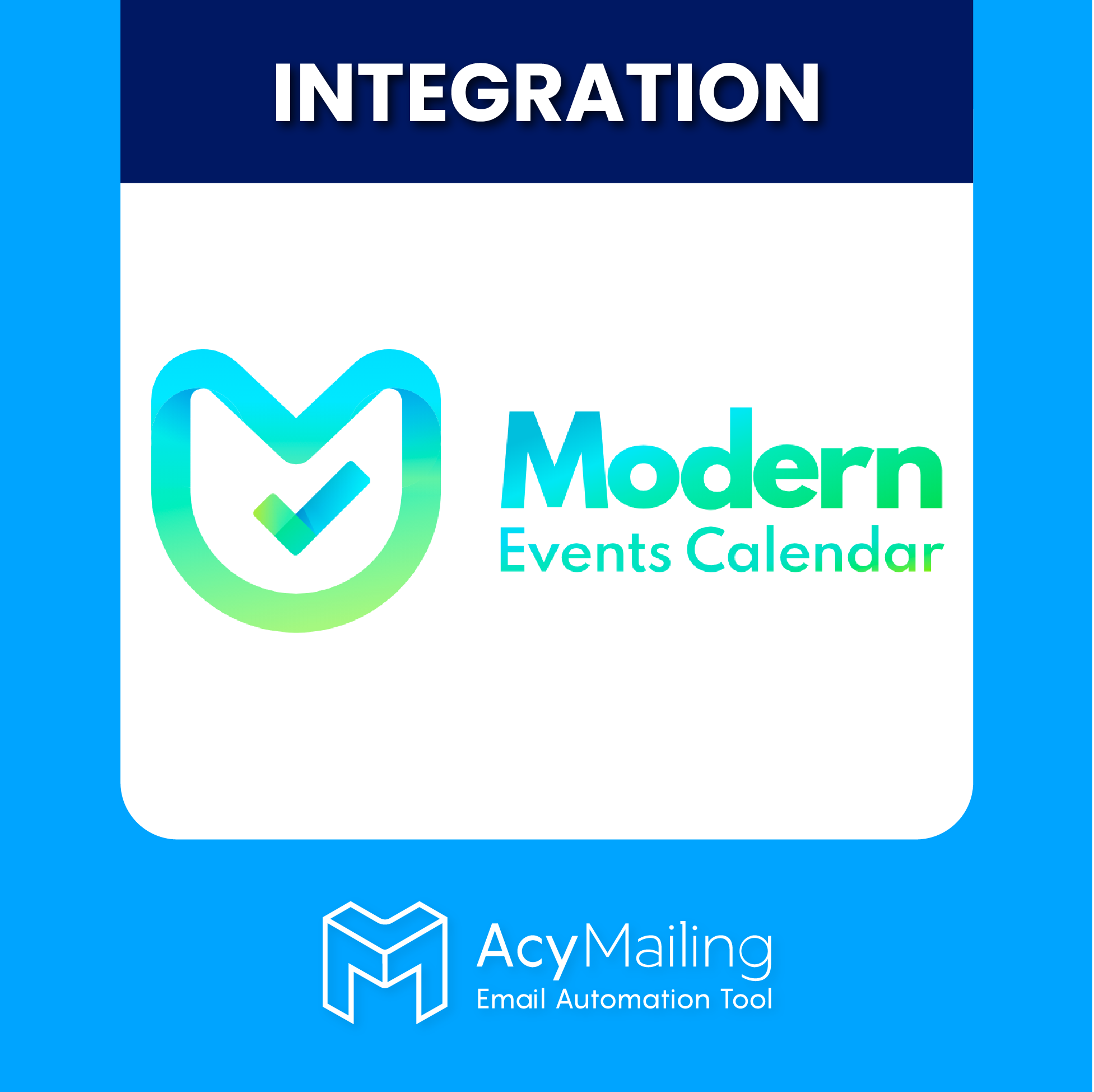AcyMailing integration for Modern Events Calendar