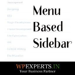 Menu Based Sidebar