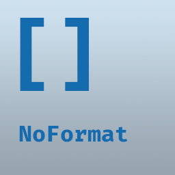 No Format Shortcode